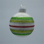 BALL WHITE STRIPE RED / GREEN DESIGN RADKO