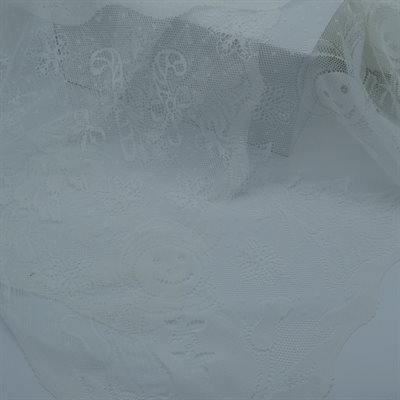 TABLECLOTH 60"X108"WHITE LACE