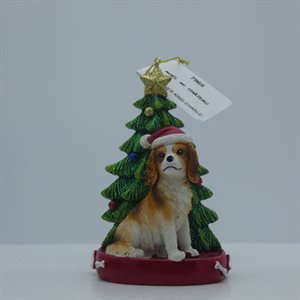 CAVALIER KING CHARLES ORNAMENT 4"